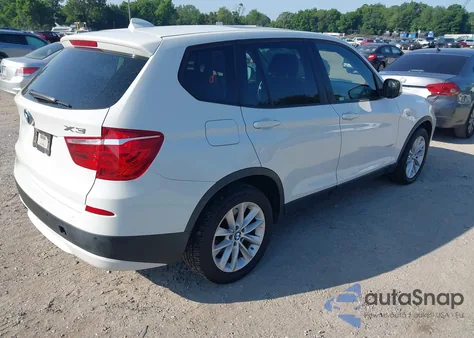 2013 BMW X3 xDrive28I из США, поврежденный, VIN 5UXWX9C56D0A09049